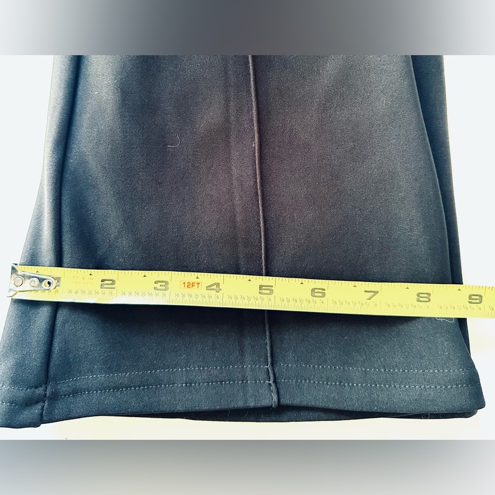 C-Mode Black Flared Pants Leggings‎ Women’s Sz Medium Warm Inside - Picture 8 of 9